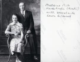 Mattias Niilo Kantokoski (Koski) with second wife Laura Siltanen